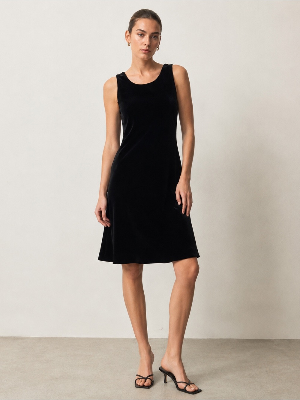 Beautiful Vintage LIMITED Silk Blend Velvet Slip Dress